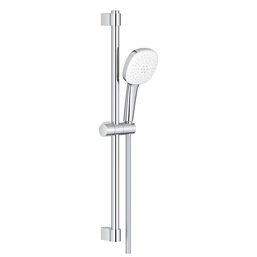 Grohe Tempesta Cube 110 rudas zuhanyszett 2 funkciós (szögletes) gégecső 1750mm, rúd 600mm, króm