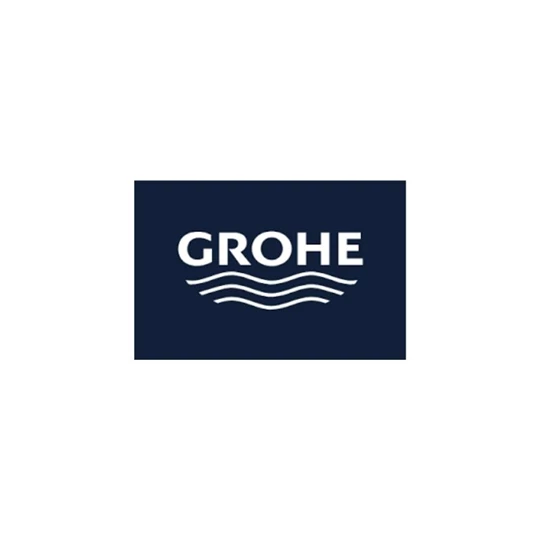 Grohe Tempesta System 250 Cube termosztátos zuhanyrendszer, falsíkon kívüli, matt fekete, szögletes