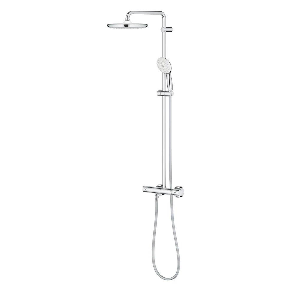 Grohe Tempesta System 250 termosztátos zuhanyrendszer (kerek) króm