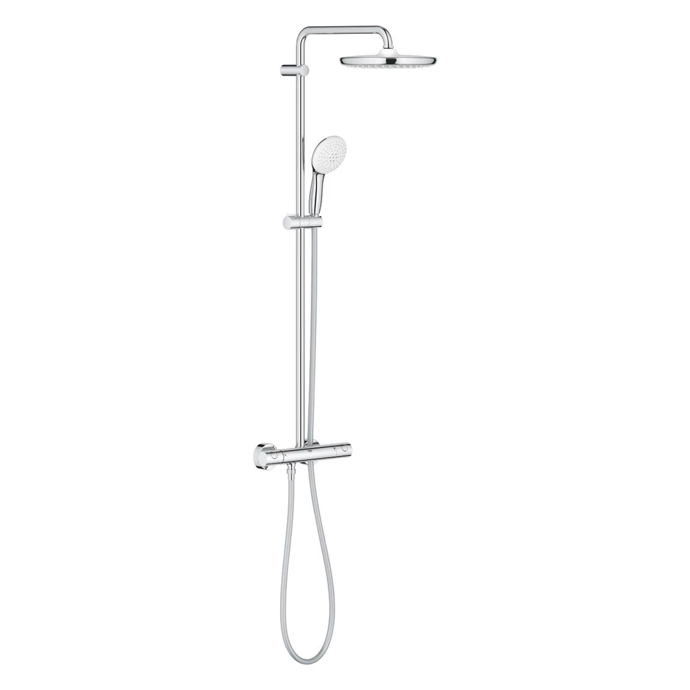 Grohe Tempesta System 250 termosztátos zuhanyrendszer (kerek) króm