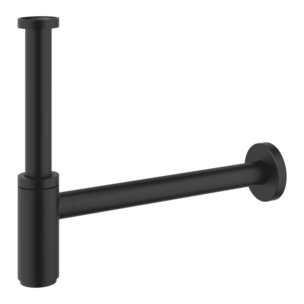 Grohe design mosdószifon 5/4”, Phantom Black