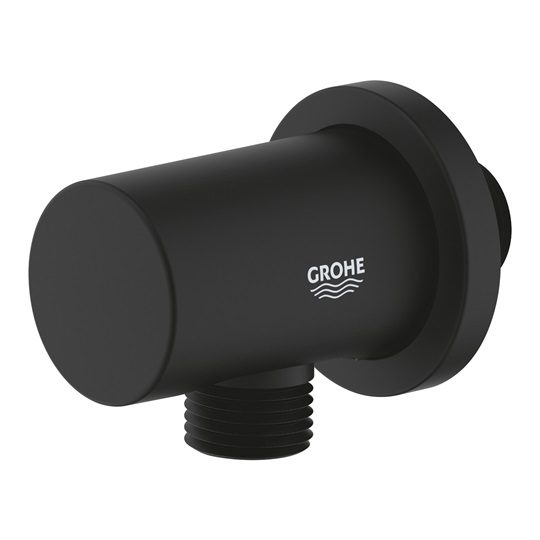 Grohe fali csatlakozó könyök 1/2" Phantom Black