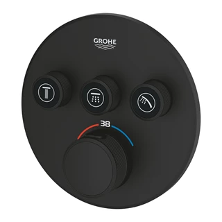 Grohtherm SmartControl Termosztátos keverő, 3-utas váltóval, Smartbox (35604000 külön rendelendő)Phantom Bl.