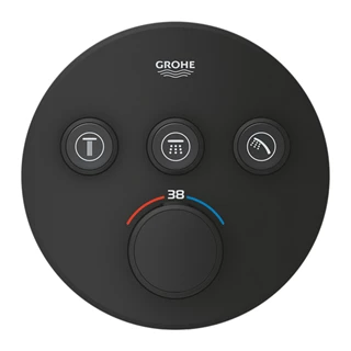 Grohtherm SmartControl Termosztátos keverő, 3-utas váltóval, Smartbox (35604000 külön rendelendő)Phantom Bl.