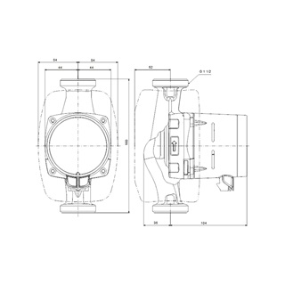 Grundfos ALPHA2 25-40 180 1x230V 50Hz 6H fűtési keringető szivattyú