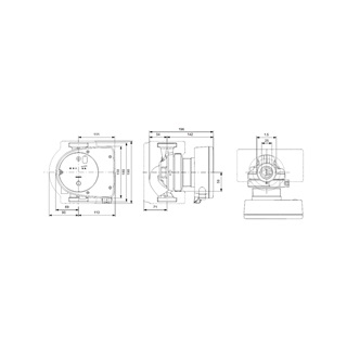 Grundfos MAGNA1 25-120 180 1x230V PN10 fűtési keringető szivattyú