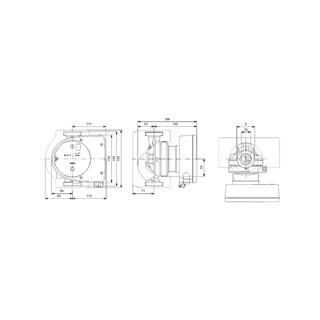 Grundfos MAGNA1 32-40 180 1x230V PN10 fűtési keringető szivattyú