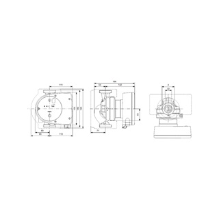 Grundfos MAGNA1 32-80 180 1x230V PN10 fűtési keringető szivattyú