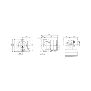 Grundfos MAGNA3 25-40 180 1x230V PN10 fűtési keringető szivattyú