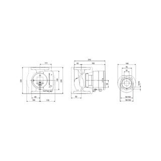 Grundfos MAGNA3 32-100 F 220 1x230V PN6/10, karimás fűtési keringető szivattyú