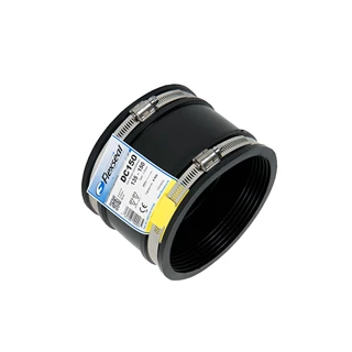 Gumikarmantyú csőtoldó, Flexseal XDR 125, átmérő: 110-125 mm, hossz: 100 mm, EPDM, max. 0,6 bar
