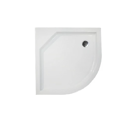 H2O zuhanytálca 90 íves Slim szifonnal 90*90 85mm