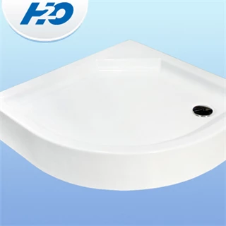 H2O zuhanytálca 90 íves,szifonnal Zéno 90*90 R 170mm