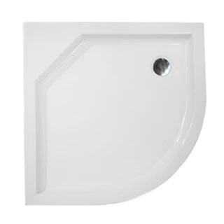 H2O zuhanytálca 90 íves,szifonnal Zéno 90*90 R 170mm