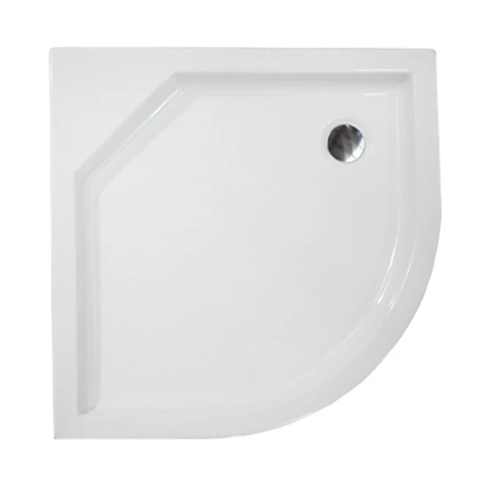 H2O zuhanytálca 90 íves,szifonnal Zéno 90*90 R 170mm
