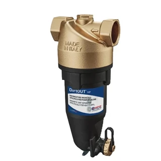 HCE DirtOut HP 1"-os mágneses iszapleválasztó mechanikus szűrővel hőszivattyúhoz
