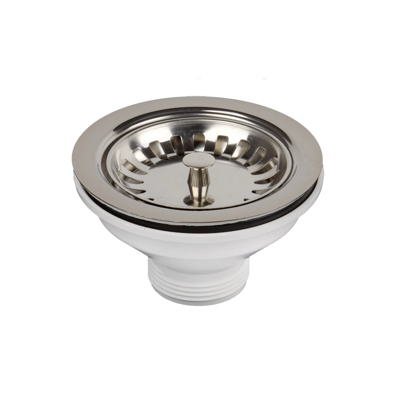 HL14/90 Konyhai leeresztő szelep 6/4", d 90mm nyílású tálcákhoz rozsdamentes acél szeleptányérral