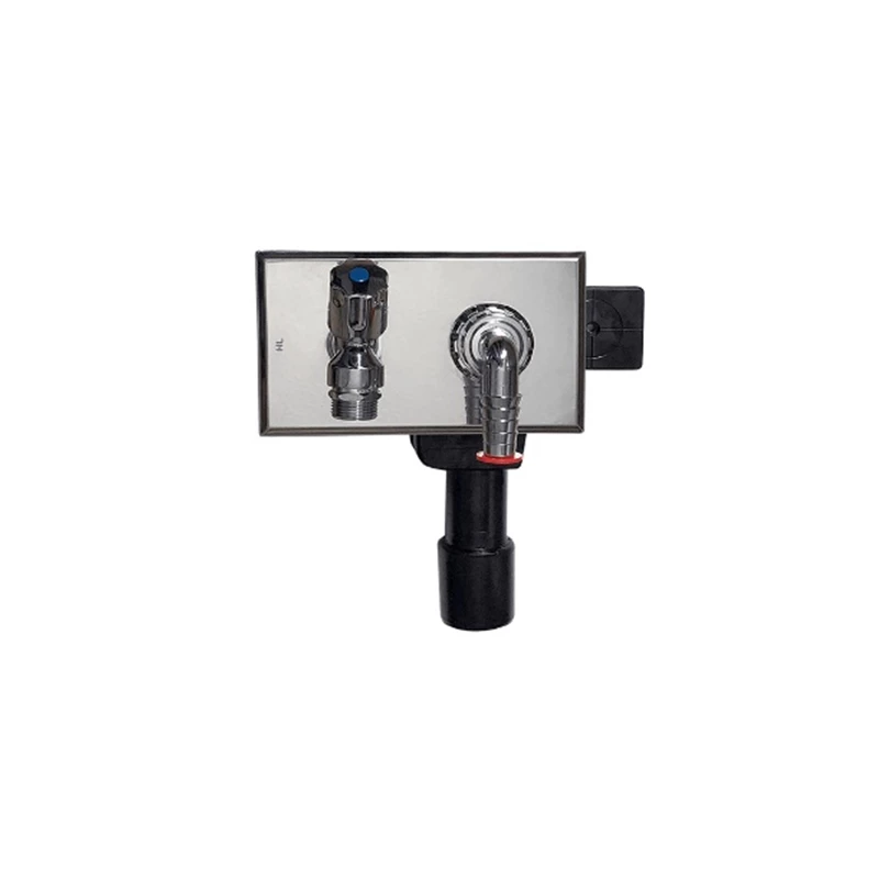 HL406 mosógép-szifon fal alatti DN40/50 
