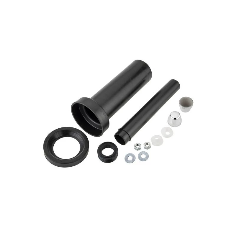 Haas fali-wc csatlakozógarnitúra 300 mm hosszú, DN 90/110, fehér kupakkal