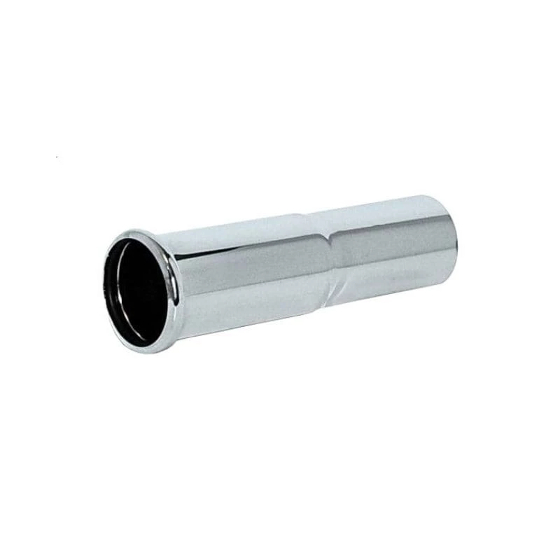 Haas hosszabbító cső, krómozott , tokos, gumigyűrűvel,  32 x 130 mm