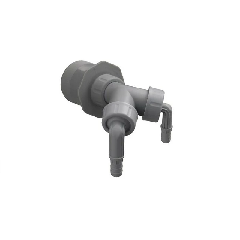 Haas kondenzációs adapter dupla tömlővéggel, (3/8" és 1/2" )