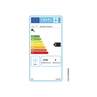 Hajdu elektromos forróvíztároló, 100 lit., függőleges, Aquastic AQ ECO 100 ErP