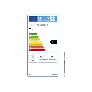 Hajdu elektromos forróvíztároló, 30 lit., függőleges, Aquastic AQ ECO 30 ErP