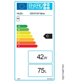 Hajdu indirekt fűtésű HMV tároló, 75 lit., fali, IDE 75 F ErP, szteatitos (kerámia), villamos pótf., cirkulációs csonk