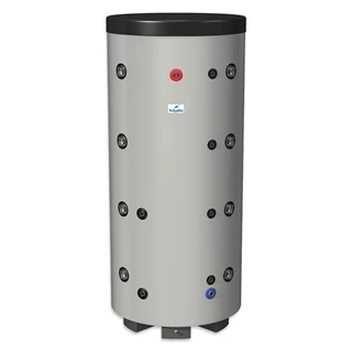 Hajdu puffertároló, 500 lit., két hőcserélővel, szigeteléssel, PT 500 CF.2