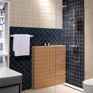 Hansgrohe Activera S Showerpipe 240, 1jet, EcoSmart, Ecostat Fine Varia