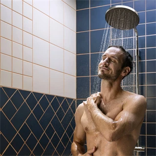 Hansgrohe Activera S Showerpipe 240, 1jet, EcoSmart, Ecostat Fine Varia