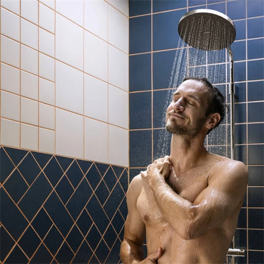 Hansgrohe Activera S Showerpipe 240, 1jet, EcoSmart, Ecostat Fine Varia