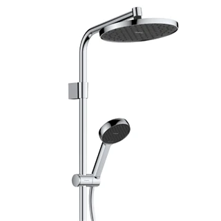 Hansgrohe Activera S Showerpipe 240, 1jet, EcoSmart, Ecostat Fine Varia