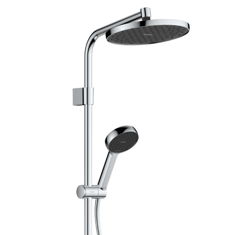 Hansgrohe Activera S Showerpipe 240, 1jet, EcoSmart, Ecostat Fine Varia