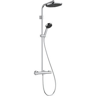 Hansgrohe Activera S Showerpipe 240, 1jet, EcoSmart, Ecostat Fine Varia