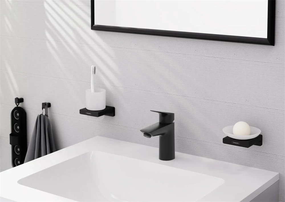 Hansgrohe AddStoris törölköző akasztó, fekete