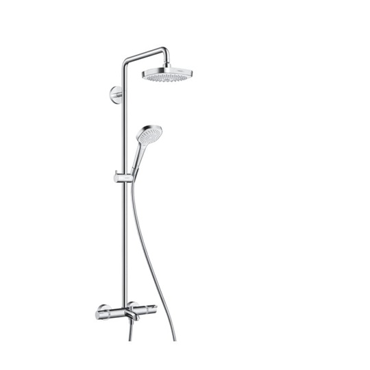 Hansgrohe Croma Select E 180 2jet Showerpipe zuhanyszett kádhoz