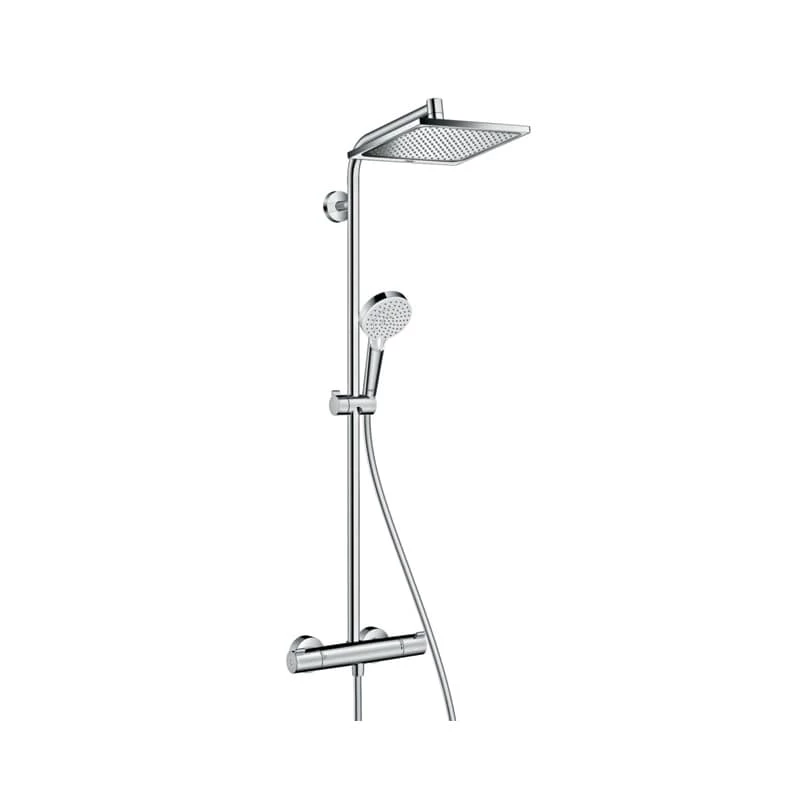 Hansgrohe Crometta E 240 Showerpipe zuhanyszett termosztátos csapteleppel, króm