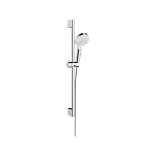 Hansgrohe Crometta zuhanyszett Vario 65 cm-es zuhanyrúddal, EcoSmart fehér/króm