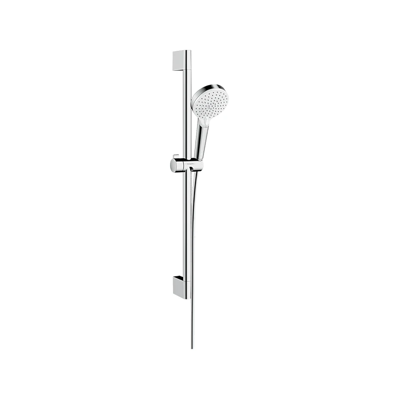 Hansgrohe Crometta zuhanyszett Vario 65 cm-es zuhanyrúddal, EcoSmart fehér/króm