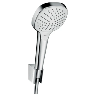 Hansgrohe Croma Select E zuhanytartó szett 110 Vario EcoSmart, 160 cm-es zuhanytömlővel, fehér/króm