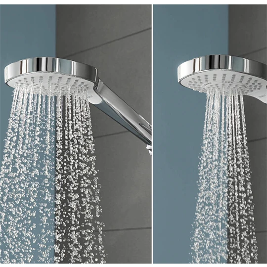 Hansgrohe Croma Select E zuhanytartó szett 110 Vario EcoSmart, 160 cm-es zuhanytömlővel, fehér/króm