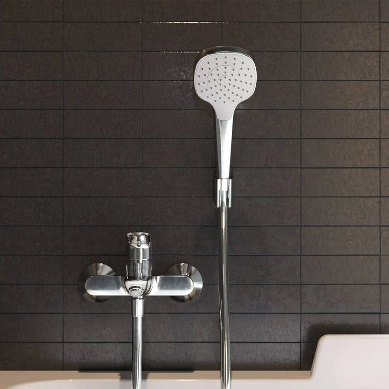 Hansgrohe Croma Select E zuhanytartó szett 110 Vario EcoSmart, 160 cm-es zuhanytömlővel, fehér/króm