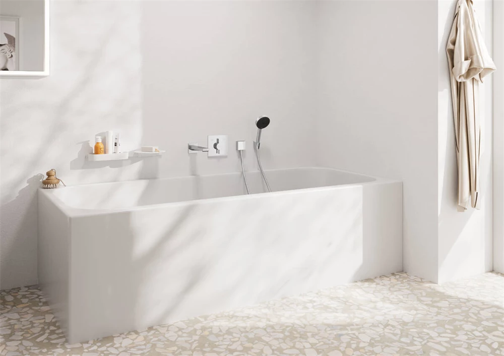 Hansgrohe DuoTurn E falsík alatti csaptelep, 2 funkciós króm