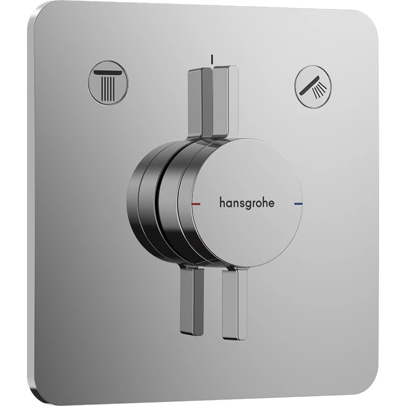 Hansgrohe DuoTurn Q falsík alatti csaptelep, 2 funkciós króm
