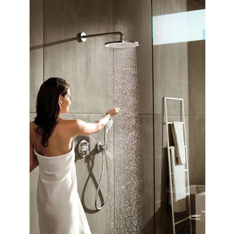 Hansgrohe Ecostat S falsík alatti termosztátos csaptelep, 2 fogyasztóhoz, króm