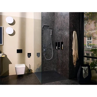 Hansgrohe EluPura Q fali WC szett 540, AquaFall Flush WC ülőke, SoftClose, QuickRelease fedél, HygieneEffect