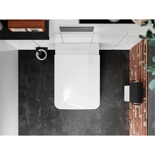 Hansgrohe EluPura Q fali WC szett 540, AquaFall Flush WC ülőke, SoftClose, QuickRelease fedél, HygieneEffect