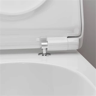 Hansgrohe EluPura S fali WC szett 540, AquaHelix Flush WC ülőke, SoftClose, QuickRelease fedél, Slim, HygieneEffect