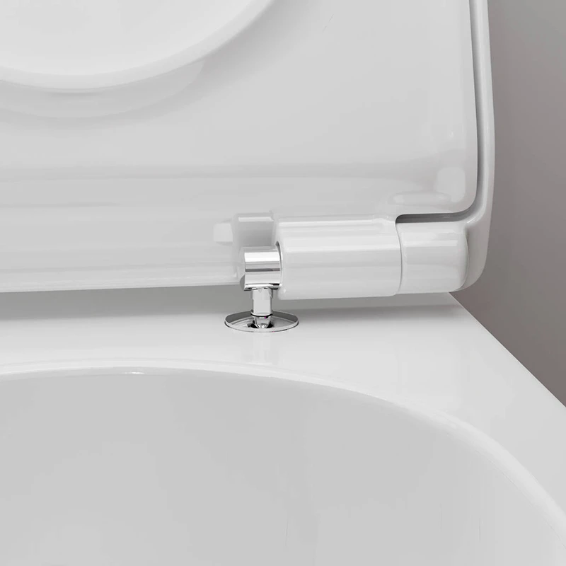 Hansgrohe EluPura S fali WC szett 540, AquaHelix Flush WC ülőke, SoftClose, QuickRelease fedél, Slim, SmartClean